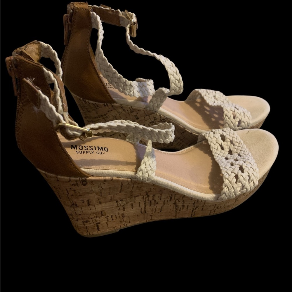 Mossimo Supply Co. Women's Tan Braided Sandals - Picture 2 of 5
